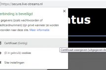 Nieuw Certificaat SSL voor Icecast streams 19-03-2019 vanaf 23 uur